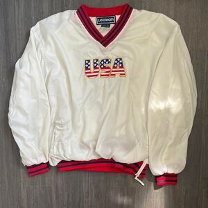 Leemen White USA Pullover